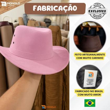 Imagem de Chapéu Infantil Country Festa Junina Rodeio Menino Menina Cowboy Peão Boiadeira MONOLO