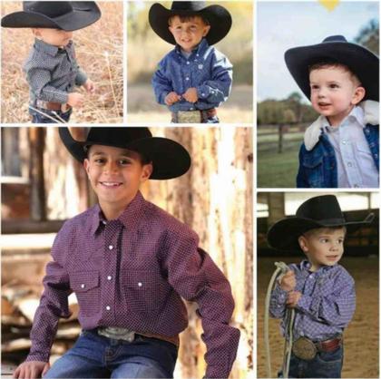 Imagem de Chapéu Infantil Country Kids Cowboy Rodeio Diversão Ana Castela e Gustavo lima Sertanejo Vaquejada