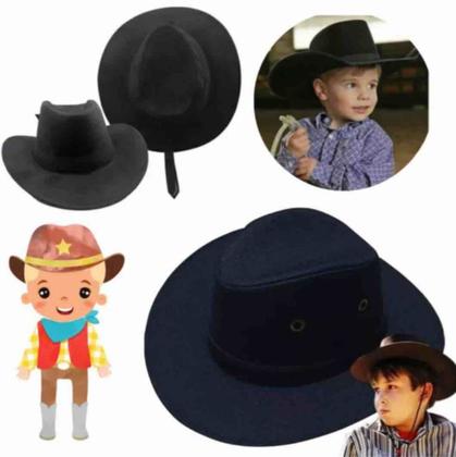 Imagem de Chapéu Infantil Country Kids Cowboy Rodeio Diversão Ana Castela e Gustavo lima Sertanejo Vaquejada