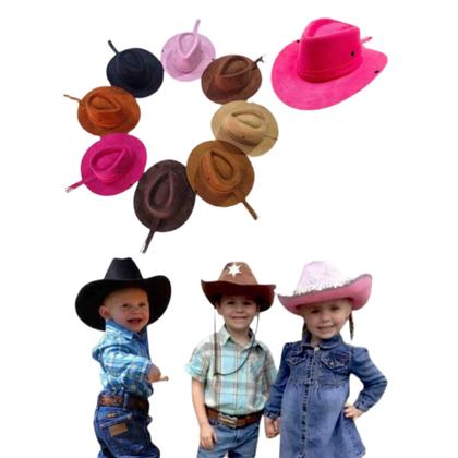 Imagem de Chapéu Infantil Country Kids Cowboy Rodeio Diversão Ana Castela e Gustavo lima Sertanejo Vaquejada
