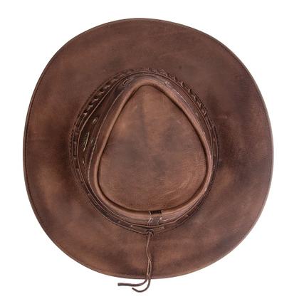 Imagem de Chapéu Masculino Couro Kepell Casual Trabalho Festa Conforto