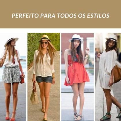 Imagem de Chapéu Panamá Pagodeiro Estilo Masculino Praia