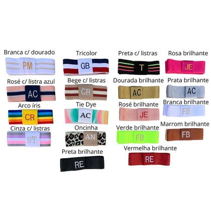 Imagem de Chapéu Paris Sintético Off-White com Faixa Personalizada Listrada