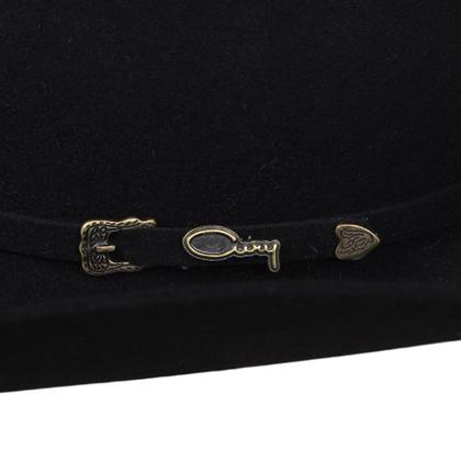 Imagem de Chapéu Pelo de Lebre Preto 5x Cury 35738