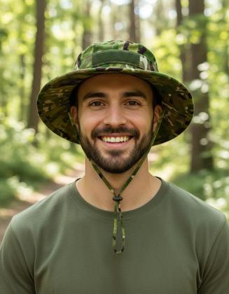 Imagem de Chapéu Pescador Bonnie Hat Adulto Estilo Outdoor Pesca Camping Proteção Solar