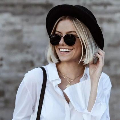 Imagem de Chapéu Pork Pie Preto Hat Tipo Feltro Aba Média Clássico!