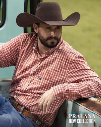 Imagem de Chapéu Pralana 30X Champion Felt Biplay II Marrom Aba 13