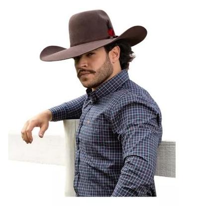 Imagem de Chapéu Pralana 30X Champion Felt Biplay II Marrom Aba 13