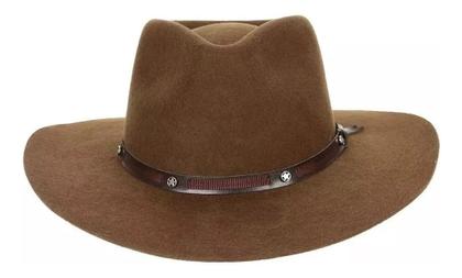 Imagem de Chapéu Pralana 5x Campo ll Aba10 Marrom Gustavo Lima Tam 55