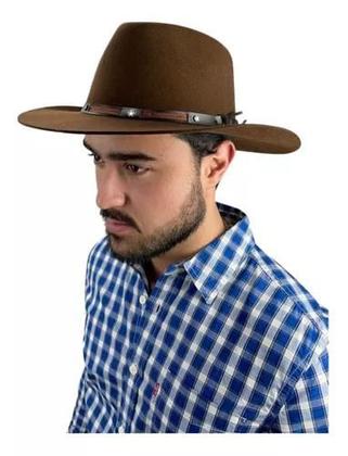 Imagem de Chapéu Pralana Oficial Classic 5X De Usar No Campo IV Marrom Lã Importada Ref. 11273.3861
