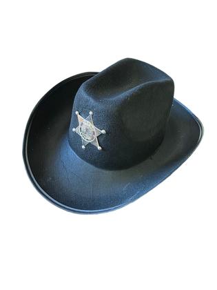 Imagem de Chapéu Preto Adulto Xerife Cowboy Caipira Festa Junina