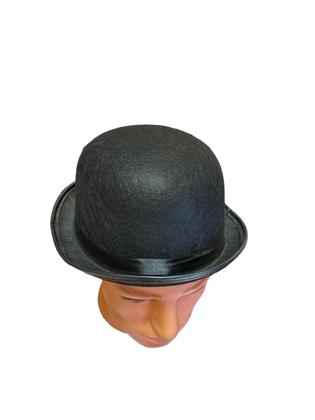 Imagem de Chapéu Preto estilo Charles Chaplin de Feltro Adulto