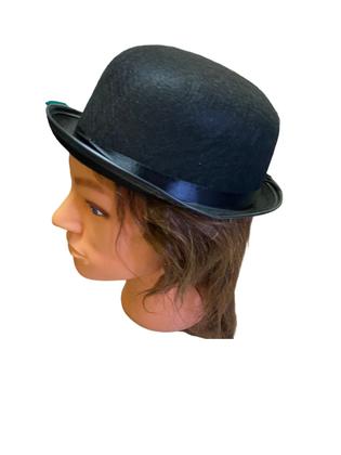 Imagem de Chapéu Preto estilo Charles Chaplin de Feltro Adulto