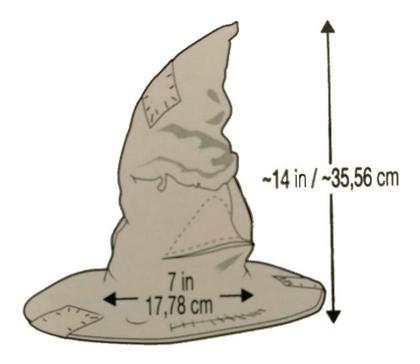 Imagem de Chapéu Seletor Com Som E Movimento Hogwarts - Harry Potter