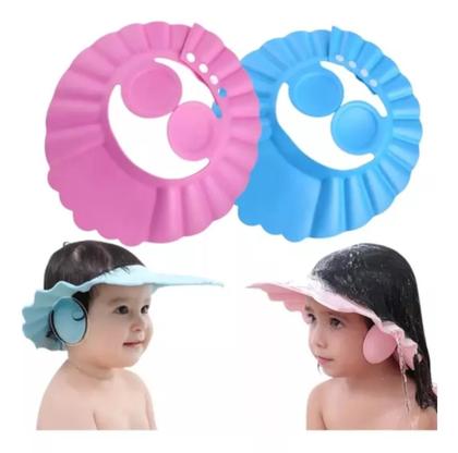 Imagem de Chapeu Touca Viseira Protetor Olhos E Ouvidos Infantil Banho