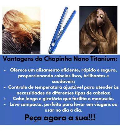 Imagem de Chapinha Cabelo Profissional 230 Graus - Brilho e Maciez em Cada Mecha