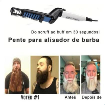 Imagem de Chapinha Modelador E Alisador De Cabelo E Barba Masculino