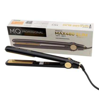 Imagem de CHAPINHA PRANCHA ALISADORA MQ MAX480 SLIM TITANIUM BLACK 480ºF / 250ºC - BIVOLT
