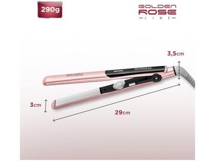 Imagem de Chapinha/Prancha de Cabelo Mondial Golden Rose