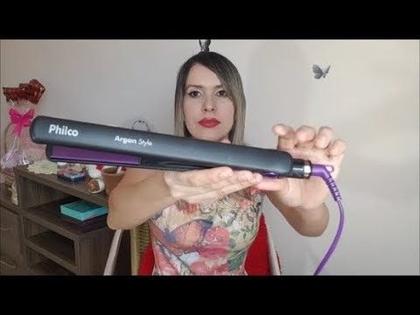 Imagem de Chapinha Prancha Philco Lilas Argan Ceramica 30w