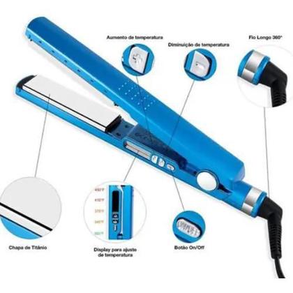 Imagem de Chapinha Profissional Nano Íon Titanium Bivolt 450ºf