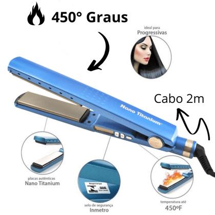 Imagem de Chapinha Profissional para Progressiva 450G + Relogio Feminino