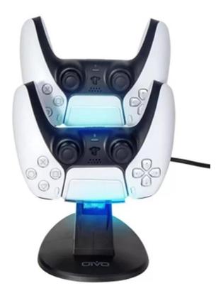 Imagem de Charge Station Compativel com play 5 e ps5 - Carregamento Duplo Controles