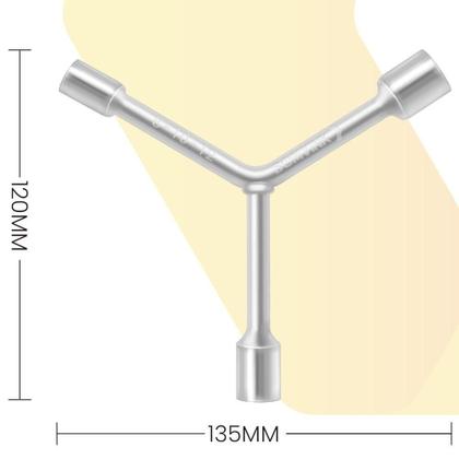 Imagem de Chave 3 Pontas Soquetes Ninja 8 X 10 X 12Mm Bom-1224 Bomvink