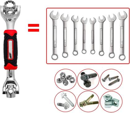 Imagem de Chave 48 Em 1 Multifuncional 360 Universal Soquete Boca Pito