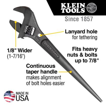 Imagem de Chave ajustável Klein Tools 3227 Extra Wide de 10 polegadas