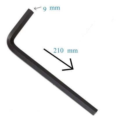 Imagem de Chave Allen 9mm  Longa Belzer