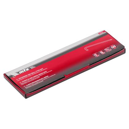 Imagem de Chave allen longa, fosfatizada, abaulada, cromo vanadio, 12mm, 10pcs // mtx