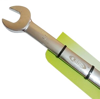 Imagem de Chave Aperto Catraca 21mm Combinada Boca Estrela Aço Cromo