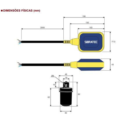 Imagem de Chave Boia GM-2  16A/220Vca AC1  8A/220Vca AC3