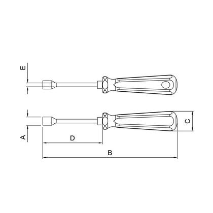 Imagem de Chave Canhão Tubular 9x125mm 11/32'' - Tramontina Pro