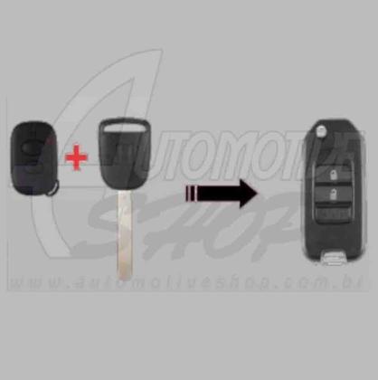 Imagem de Chave Canivete Alarme Original Honda Civic 01-06 Fit 03-08