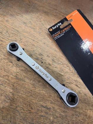 Imagem de Chave catraca 4 bitolas 1/4" 3/8" 3/16" 5/16" quadrada 80150.010 - SURYHA