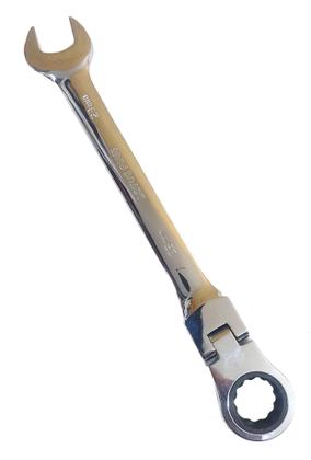 Imagem de Chave Catraca Boca Combinada 23mm Cabeça Móvel Aço Cromo Pró