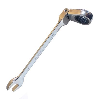 Imagem de Chave Catraca Boca Combinada 23mm Cabeça Móvel Aço Cromo Pró