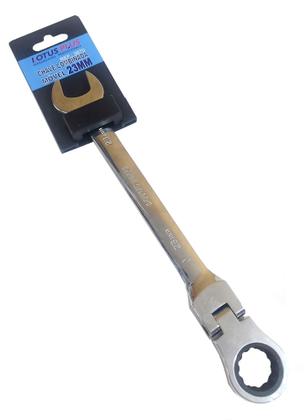 Imagem de Chave Catraca Boca Combinada 23mm Cabeça Móvel Aço Cromo Pró