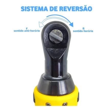 Imagem de Chave Catraca Elétrica 2 Bateria 110 220 Maleta C/ Soquetes