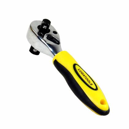 Imagem de Chave Catraca Encaixe 1/2", 3/8" Cabo Emborrachado Lugatools