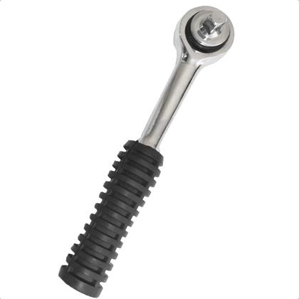 Imagem de Chave Catraca Para Soquete 1/4 Cabo Emborrachado Reversível