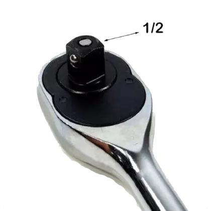 Imagem de Chave Catraca Profissional Cromo Vanadium 1/2 9EB EDA