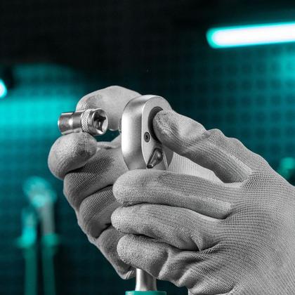 Imagem de Chave Catraca Reversível p/ Soquete 3/8" c/ 72 Dentes STELS 1402655