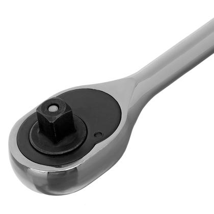 Imagem de Chave catraca, reversivel, para soquete, cromo vanadio, cromada, encaixe 1/2pol., 1pc // mtx