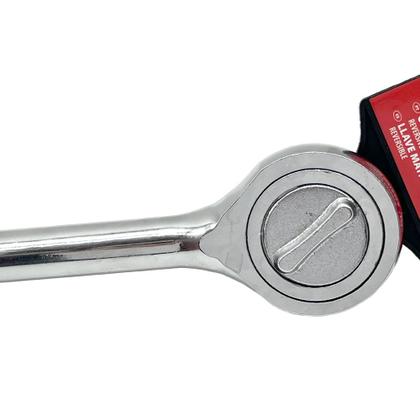 Imagem de Chave catraca, reversivel, para soquete, cromo vanadio, cromada, encaixe 3/4pol., 1pc // mtx