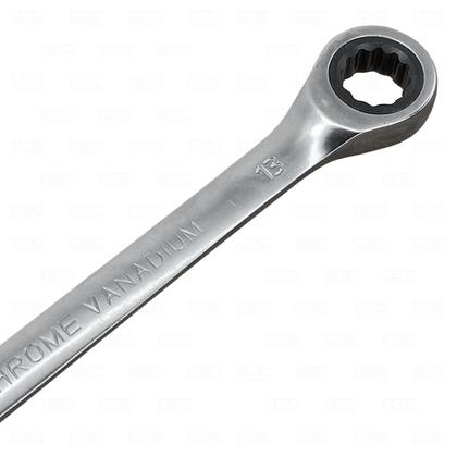 Imagem de Chave Catracada Combinada Boca Fixa Estrela Estriada 13 Mm