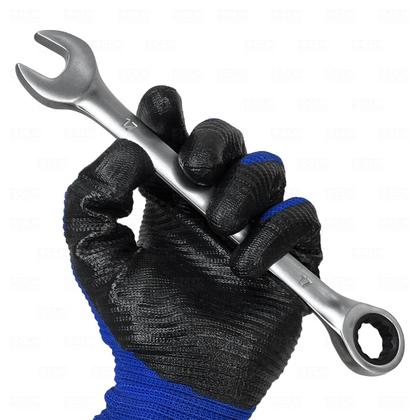 Imagem de Chave Catracada Combinada Boca Fixa Estrela Estriada 17 Mm