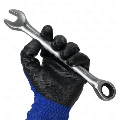 Imagem de Chave Catracada Combinada Boca Fixa Estrela Estriada 19 Mm